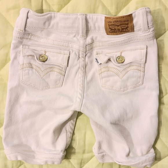 Levi's Bermuda Jeans Shorts w/ Sparkle Buttons - Picture 3 of 5